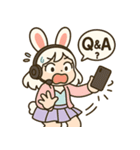 毎日使える♪うさぎ系YouTuberスタンプ（個別スタンプ：9）