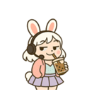 毎日使える♪うさぎ系YouTuberスタンプ（個別スタンプ：10）