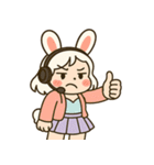 毎日使える♪うさぎ系YouTuberスタンプ（個別スタンプ：13）