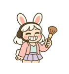 毎日使える♪うさぎ系YouTuberスタンプ（個別スタンプ：14）