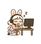 毎日使える♪うさぎ系YouTuberスタンプ（個別スタンプ：15）