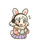 毎日使える♪うさぎ系YouTuberスタンプ（個別スタンプ：16）