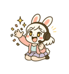 毎日使える♪うさぎ系YouTuberスタンプ（個別スタンプ：21）