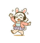 毎日使える♪うさぎ系YouTuberスタンプ（個別スタンプ：24）