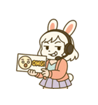 毎日使える♪うさぎ系YouTuberスタンプ（個別スタンプ：27）