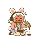 毎日使える♪うさぎ系YouTuberスタンプ（個別スタンプ：36）