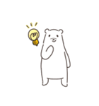 ゆる〜いシロクマさん（個別スタンプ：16）
