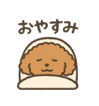 トイプードルななちゃんの毎日スタンプ（個別スタンプ：2）