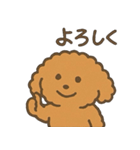 トイプードルななちゃんの毎日スタンプ（個別スタンプ：8）