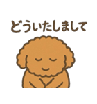 トイプードルななちゃんの毎日スタンプ（個別スタンプ：11）