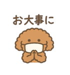 トイプードルななちゃんの毎日スタンプ（個別スタンプ：20）
