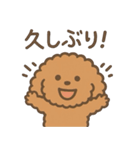トイプードルななちゃんの毎日スタンプ（個別スタンプ：38）