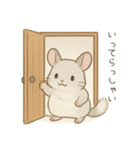 チンチラムーの大冒険1（個別スタンプ：5）