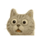 残念な羊毛フェルト動物達（個別スタンプ：4）