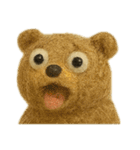 残念な羊毛フェルト動物達（個別スタンプ：5）