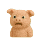残念な羊毛フェルト動物達（個別スタンプ：8）