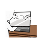 ネコのお仕事（個別スタンプ：10）