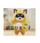 着ぐるみシリーズ豆柴クロチビです。（個別スタンプ：13）
