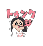 長髪髭メガネちゃんのかわいいスタンプ（個別スタンプ：16）