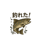 魚釣り（トラウト）（個別スタンプ：1）