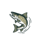 魚釣り（トラウト）（個別スタンプ：14）