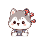 ハスキーベビーの生活 (にほんご) Ver4（個別スタンプ：26）