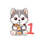 ハスキーベビーの生活 (にほんご) Ver4（個別スタンプ：27）
