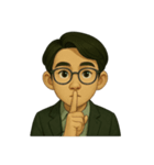 サム博士の大学ライフ（個別スタンプ：7）