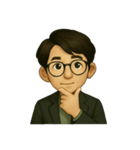 サム博士の大学ライフ（個別スタンプ：13）