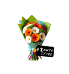 花束で伝える「ありがとう」 感謝（個別スタンプ：21）