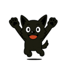 くろイッヌは多くを語らない[文字無しver.]（個別スタンプ：6）