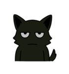 くろイッヌは多くを語らない[文字無しver.]（個別スタンプ：26）