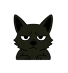 くろイッヌは多くを語らない[文字無しver.]（個別スタンプ：28）
