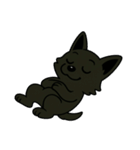 くろイッヌは多くを語らない[文字無しver.]（個別スタンプ：37）