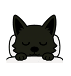 くろイッヌは多くを語らない[文字無しver.]（個別スタンプ：39）