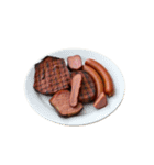 無限BBQミートタワー（個別スタンプ：2）