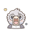 かわいいハシビロコウのスタンプ（個別スタンプ：2）