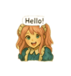 メイドスタンプ❤️（個別スタンプ：3）