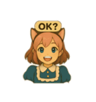 メイドスタンプ❤️（個別スタンプ：22）