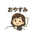 ビジネス女子の感情表現スタンプ40種（個別スタンプ：8）