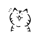 途艸のけっこう使えるユルい猫（無地）（個別スタンプ：11）