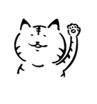 途艸のけっこう使えるユルい猫（無地）（個別スタンプ：15）