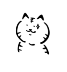 途艸のけっこう使えるユルい猫（無地）（個別スタンプ：17）