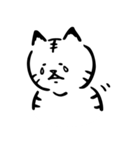 途艸のけっこう使えるユルい猫（無地）（個別スタンプ：19）