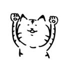 途艸のけっこう使えるユルい猫（無地）（個別スタンプ：28）