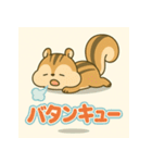 しまリスのゆるかわスタンプ（個別スタンプ：5）