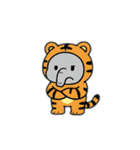 ゾウの着ぐるみスタンプ（個別スタンプ：7）