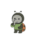 ゾウの着ぐるみスタンプ（個別スタンプ：21）