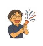 優しいお父さんの基本スタンプ（個別スタンプ：16）