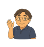優しいお父さんの基本スタンプ（個別スタンプ：20）